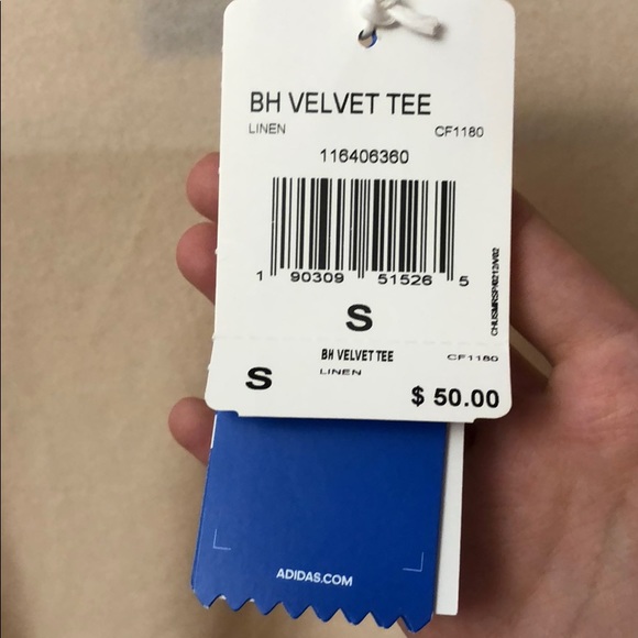 Adidas velvet tee - Picture 2 of 3